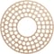 Ekena Millwork Fink Wood Fretwork Pierced Ceiling Medallion, Alder, 16"OD x 5 3/4"ID x 3/8"T CMWP16X16X0375FFAL - alternate 1